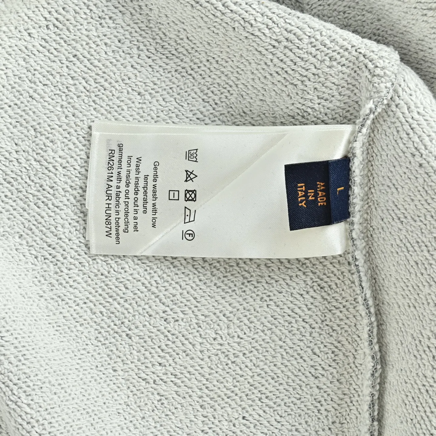 Louis Vuitton/Louis Vuitton sketch embroidered zipper hooded sweatshirt jacket